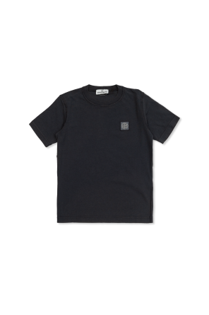 キッズその他 MONCLER KIDS Boys Logo Embroidered T-Shirt Black MONCLER KIDS Boys Logo Embroidered T-Shirt Black